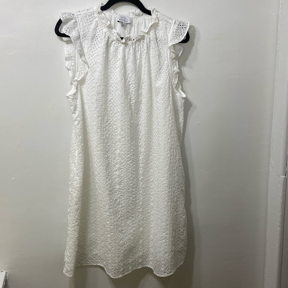 & Other Stories Dresses & Skirts - & Other Stories,Women’s,White,Eyelet, Lined,Mini Dress. Size-US-12